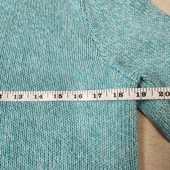 LL Bean Sweater Womens MP Chunky Knitted V Neck‎ Outdoors Gorpcore Hiking Travel - Picture 7 of 8